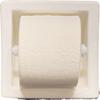 Handmade Custom T/P USA Made T/P Recessed Ceramic Bathroom Toilet Paper Holder USA Made, Easy to Install, Easy to Clean, Sanitary, Will not Rust or Black Mold T/P view 4