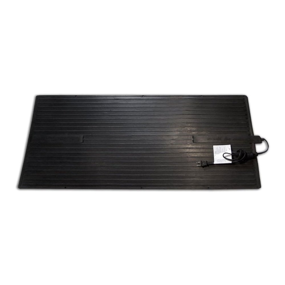 Cozy Products Super Foot Warmer, Small and Portable Heated Rubber Mat, Personal Space Heater for Home, Office, Garage, and Car, 135 Watts, 8 lbs, 36.5" x 16" x 0.25", Black