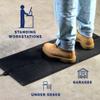 Cozy Products Super Foot Warmer, Small and Portable Heated Rubber Mat, Personal Space Heater for Home, Office, Garage, and Car, 135 Watts, 8 lbs, 36.5" x 16" x 0.25", Black view 4