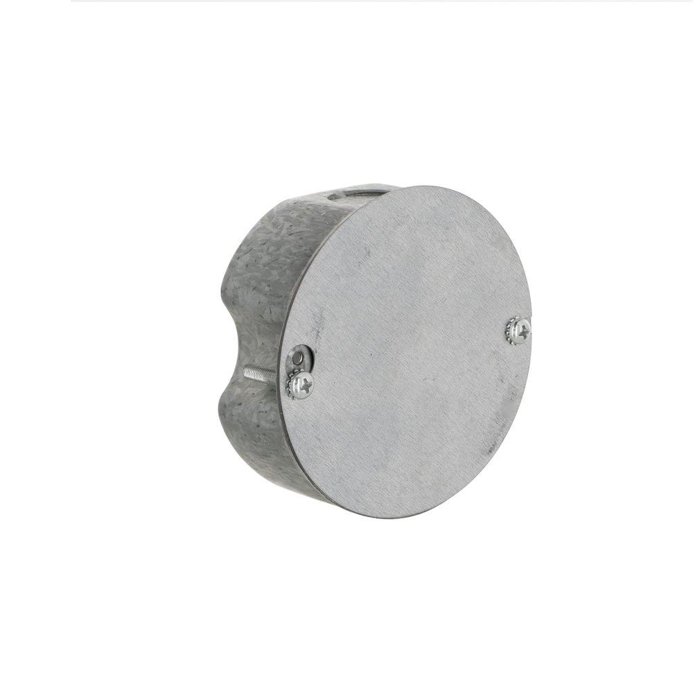 Raco Hubbell 296 1-1/2-Inch Deep 1/2-Inch Side Knockouts 4-Inch Octagon Ceiling Fan Support Box, Silver