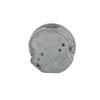 Raco Hubbell 296 1-1/2-Inch Deep 1/2-Inch Side Knockouts 4-Inch Octagon Ceiling Fan Support Box, Silver view 4