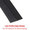 American Floor Mats Rubber Flooring Beveled Edge Ramps (12 Linear Feet, Low Profile) | Reducer Strip view 3