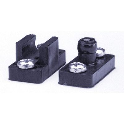 TAYLOR MADE PRODUCTS Door Catch Set for boat doors, Hatch or walk-through windshields, Black