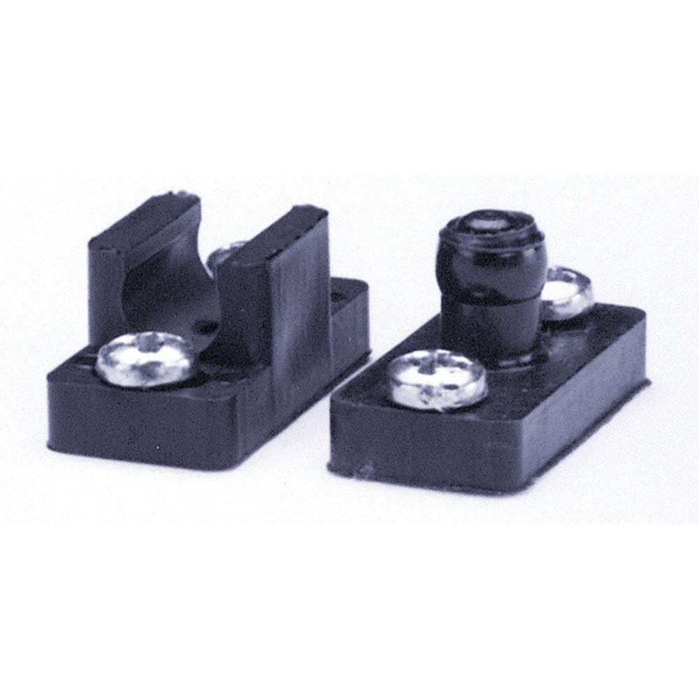 TAYLOR MADE PRODUCTS Door Catch Set for boat doors, Hatch or walk-through windshields, Black