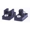TAYLOR MADE PRODUCTS Door Catch Set for boat doors, Hatch or walk-through windshields, Black view 1