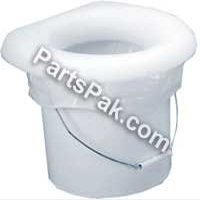EZGO Throne Portable Toilet Seat w/Liner
