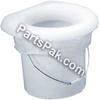 EZGO Throne Portable Toilet Seat w/Liner view 1