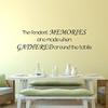 Kitchen Dining Room Quote The Fondest Memories Are Made When Gathered Around The Table Memory Wall Decor For HomeMedium,Black view 1