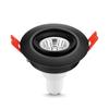 3 Inch Round Led Recessed Lighting Trims,Dimmable Spotlight Downlight Holder, for GU5.3/MR16/GU10 bulbs, Retrofit Eyeball Light Fixture Frame with MR16 sockets, 70mm Cutout, Pack of 2 (Black) view 4