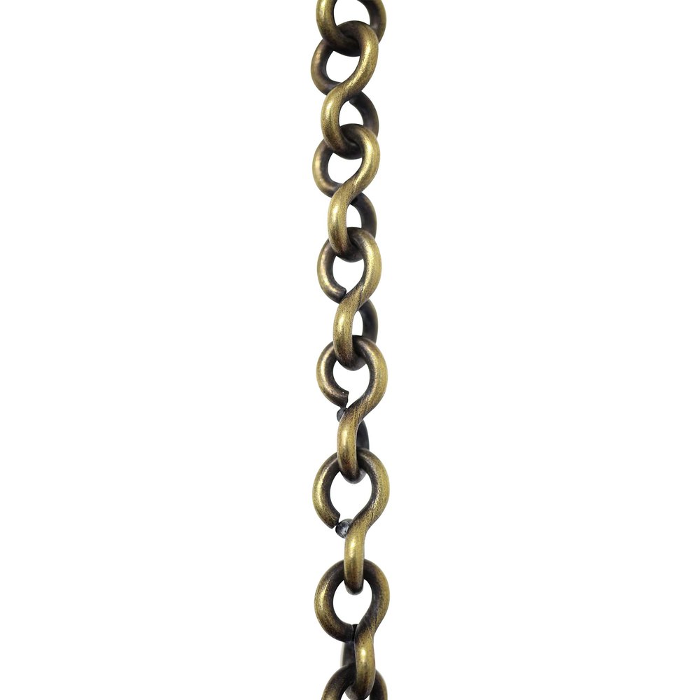 RCH Hardware CH-20-AB Brass Chandelier Chain, Antique Brass (1 Foot)