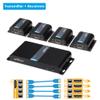 gofanco 1080p 1x4 4 Port HDMI Extender Splitter Over CAT5e/CAT6/CAT7 Ethernet Cable  IR Extension, Up to 40m (130ft) at 1080p 60Hz, 1 in 4 Out (HDMIExt4P) view 2