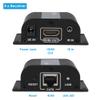 gofanco 1080p 1x4 4 Port HDMI Extender Splitter Over CAT5e/CAT6/CAT7 Ethernet Cable  IR Extension, Up to 40m (130ft) at 1080p 60Hz, 1 in 4 Out (HDMIExt4P) view 4