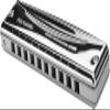 Suzuki MR-350-D Promaster Deluxe 10 Hole Diatonic Harmonica, Key of D view 1