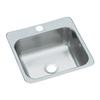 KOHLER STERLING B153-1 Secondary Sink 15-Inch by 15-Inch Top-mount Single Bowl Bar Sink, Stainless Steel view 1
