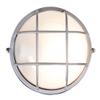 Nauticus - Round 7"dia Wet Location Bulkhead - Satin Finish - Frosted Glass Shade view 1