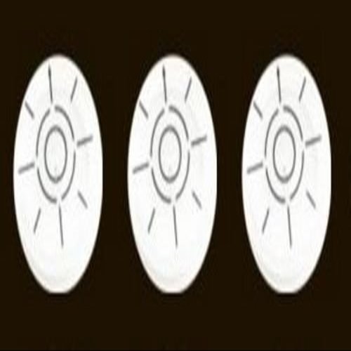 Three Bullseye Level 31.5mm x 11.5mm Disc Bubble Spirit Round Circular Circle