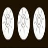 Three Bullseye Level 31.5mm x 11.5mm Disc Bubble Spirit Round Circular Circle view 1