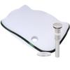 Miseno MNO-C713 Oval 20" Tempered Glass Vessel Bathroom Sink view 1