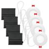 Globe Electric 91125 3" Ultra Slim LED Integrated Recessed Lighting Kit, 4-Pack, 6 Watts, Energy Star, IC and Wet Rated, Dimmer Switch Compatible, White Finish, 3.25" Hole Size, 420 Lumens, 3000K view 1
