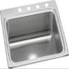 Elkay Lustertone LR25223 Single Bowl Top Mount Stainless Steel Kitchen Sink view 1