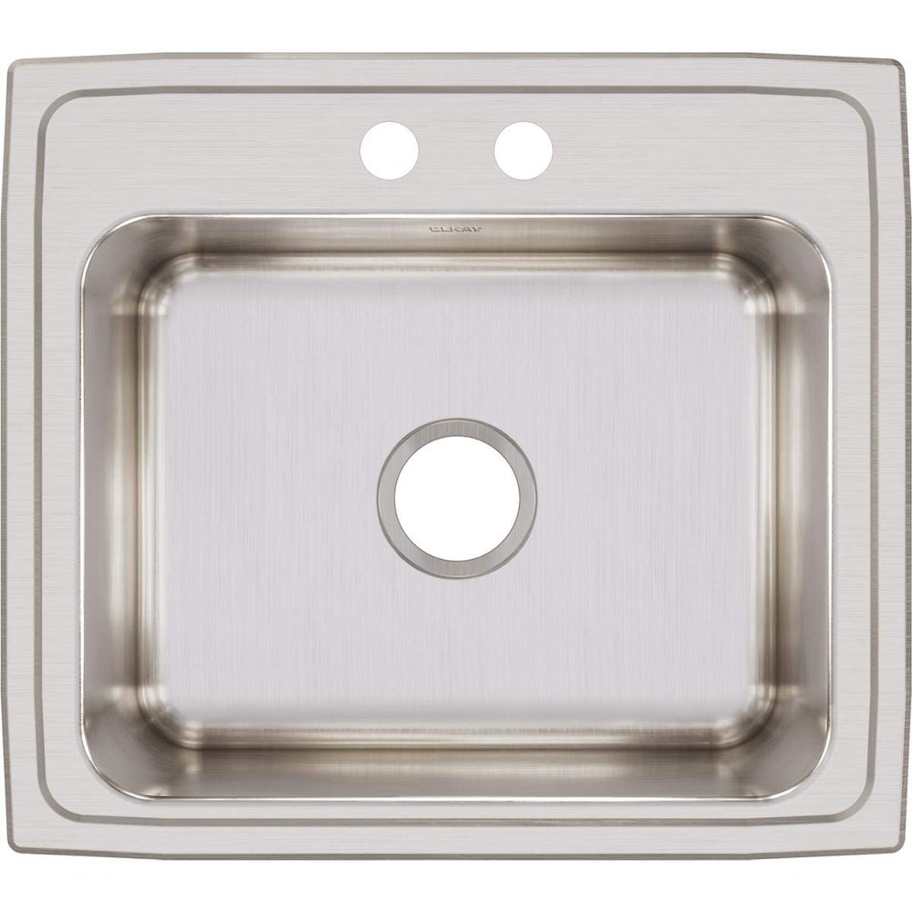 Elkay Lustertone DLR2219102 Single Bowl Top Mount Stainless Steel Sink