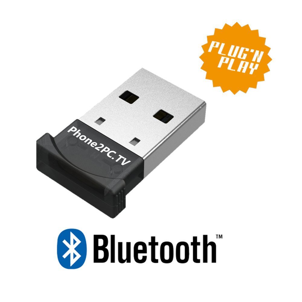 Phone2PC.TV USB Dongle - Remote - Smartphone as Mouse & Keyboard for PC & TV! incl. iOS & Android App