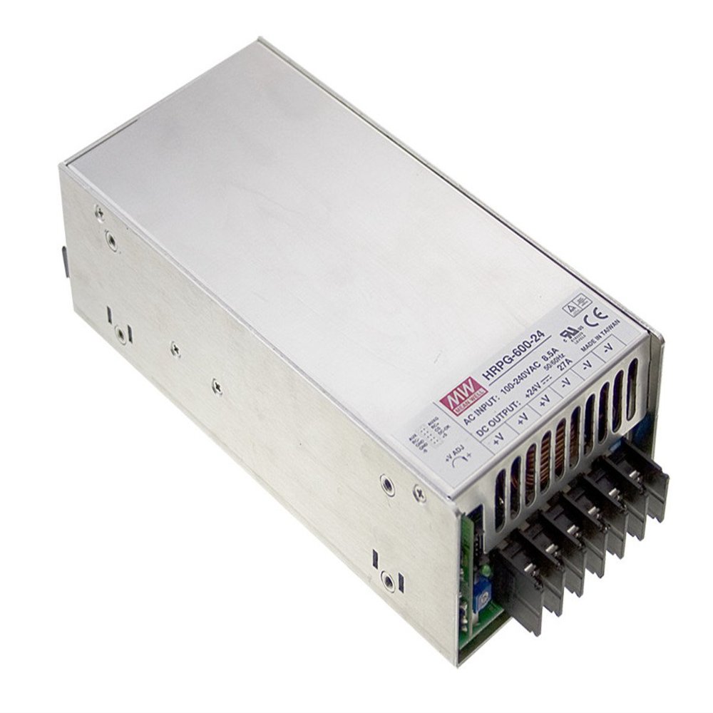 MW Mean Well HRP-600-24 24V 25A 600W Single Output with PFC Function Power Supply