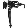 National Hardware N178-616 27 Ornamental Gate Latches in Black, to 3" view 1