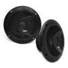 Pyle 6.5 Dual Marine Speakers - IP44 Waterproof and Weather Resistant Outdoor Audio Stereo Sound System with Built-in Led Lights, 150 Watt Power and Polypropylene Cone - 1 Pair - PLMR6LEB (Black) view 3