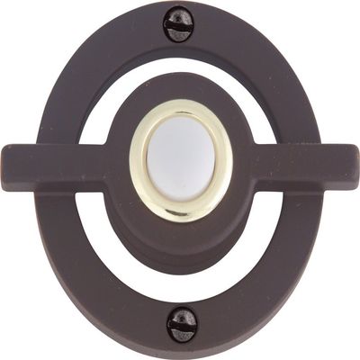 Modern Avalon Push Button Aged Bronze