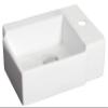 American Imaginations AI-15213 Rectangle Vessel Set with Single Hole CUPC Faucet, 16.25" x 12", White view 3