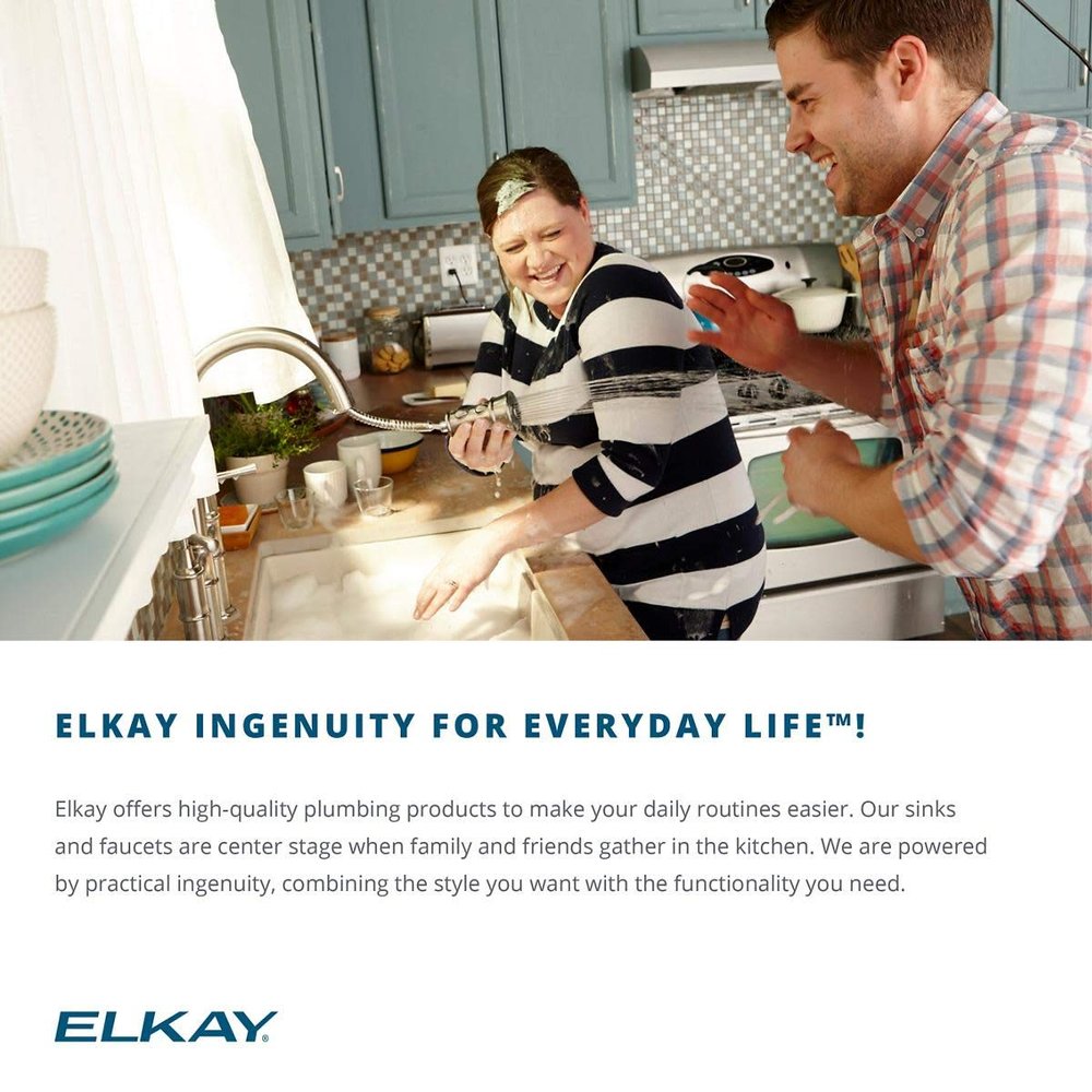 Elkay BCR150 Gourmet Celebrity 15" Single Basin Top-Mount Bar Sink, Stainless Steel