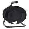 Prime CR003000 Portable Cord Reel with Metal Stand, Black, Holds 100-Ft of Cord view 1