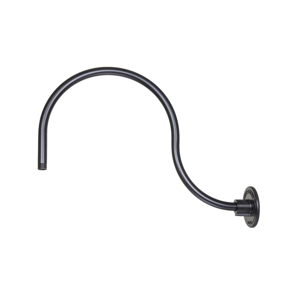 Millennium RGN24-ASB Transitional Goose Neck from R Series Collection in Black Finish