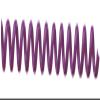 Spiral Coil Binding Spines 8mm x 381mm, Violet, 100/Pack view 1