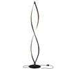 Brightech Twist Floor Lamp, Bright Tall Lamp for Offices, Modern LED Spiral Lamp for Living Rooms, Dimmable Standing Lamp with Sturdy Base for Bedroom Reading, Great Living Room Decor - Black view 1