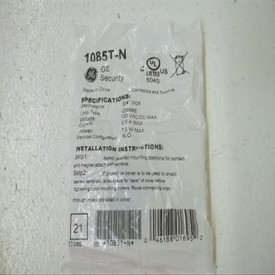 Edwards Signaling 1085T-N Switch, Surface Terminal/Close