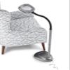 LIGHT IT! By Fulcrum, 20072-401 MultiFlex LED Floor Magnifier Lamp, Silver, Single pack view 3