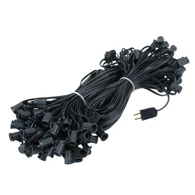 Novelty Lights 200 Foot C7 Outdoor String Light & Christmas Stringer