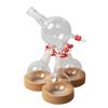 250ml Glass Cow Receiver and 3 Round Bottom Flask Lab Glassware 24/40 view 1