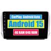 RoverOne Android System Car Stereo GPS for Peugeot 2008 208 with CarPlay Navigation Radio Bluetooth WiFi USB view 1