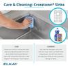Elkay EFRU191610T Crosstown Single Bowl Undermount Stainless Steel Sink view 3