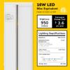 GETINLIGHT 32-Inch Swivel LED Under Cabinet Light, 3-CCT Selectable, White view 2