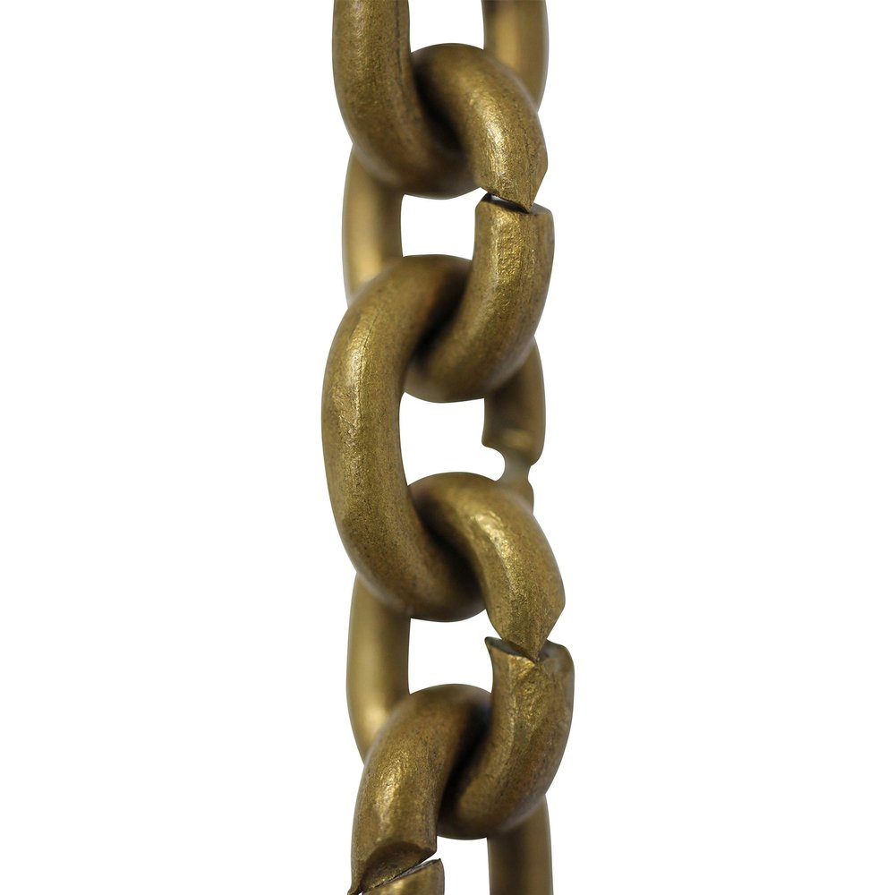 RCH Hardware CH-25-AB Antique Brass Chandelier Chain 8 Gauge, 1 Foot, AB