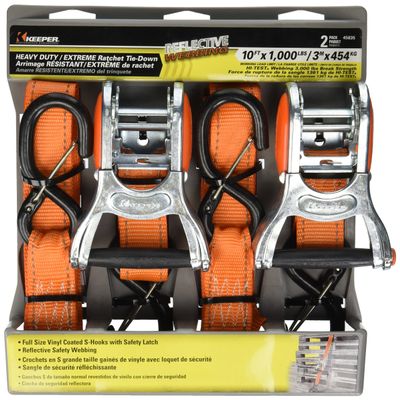 PEAK PRODUCTS AMERICA 45835 2 Pack 1-1/4 x 10 Tie Down
