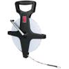 Champion Sports Open Reel Measuring Tapes  Durable Hand Crank with Metal Spike, Dual-Sided Feet & Meters, Perfect for Track & Field and Long Jump, 330 Feet/100 Meters view 2