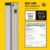 GETINLIGHT 12-Inch Plug-in Swivel LED Under Cabinet Light, 2-CCT, Nickel view 2