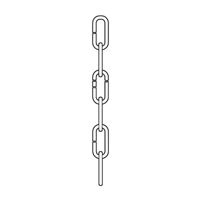 Generation Lighting 9103-764 72-Inch Chain, Mojave Luster