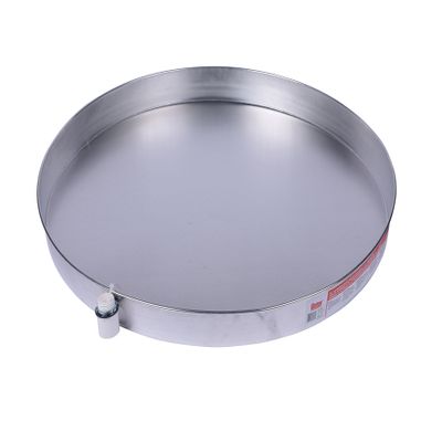 Oatey 34085 30 in. Aluminum Water Heater Pan with 1 in. PVC Adapter