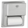 BOBRICK 3888 ClassicSeries Stainless Steel Recessed Multi-Roll Toilet Tissue Dispenser, Satin Finish, 12-1/2" Height, 7-9/16" Width 2-15/16" Depth view 3